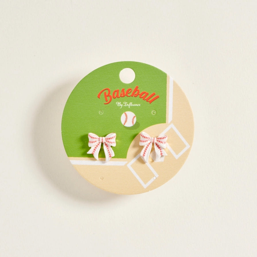 Ballpark Bow Studs