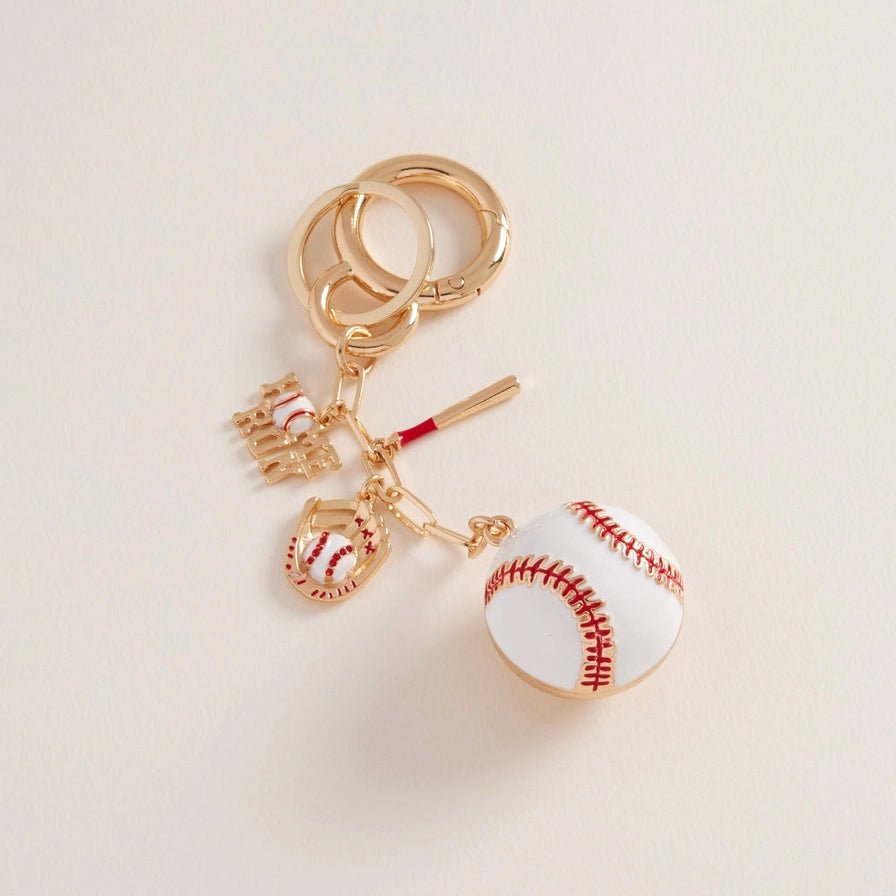 Baseball Bestie Keychain
