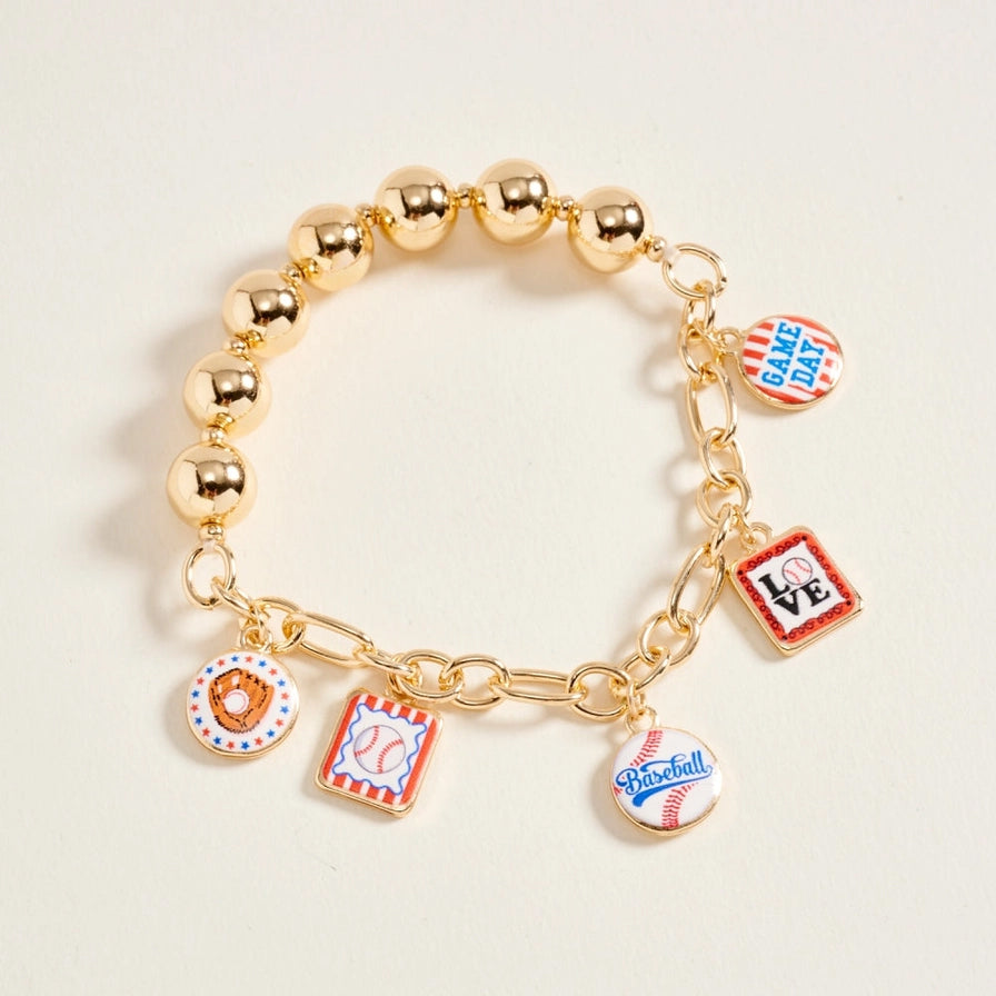Ballpark Charm Bracelet