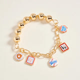 Ballpark Charm Bracelet