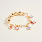 Ballpark Charm Bracelet