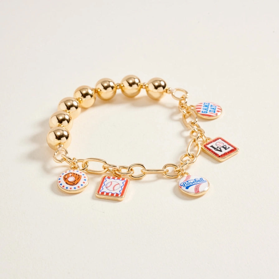 Ballpark Charm Bracelet