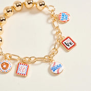 Ballpark Charm Bracelet