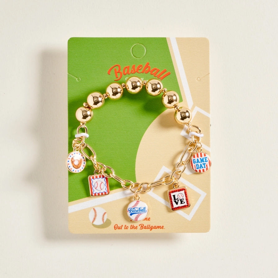 Ballpark Charm Bracelet