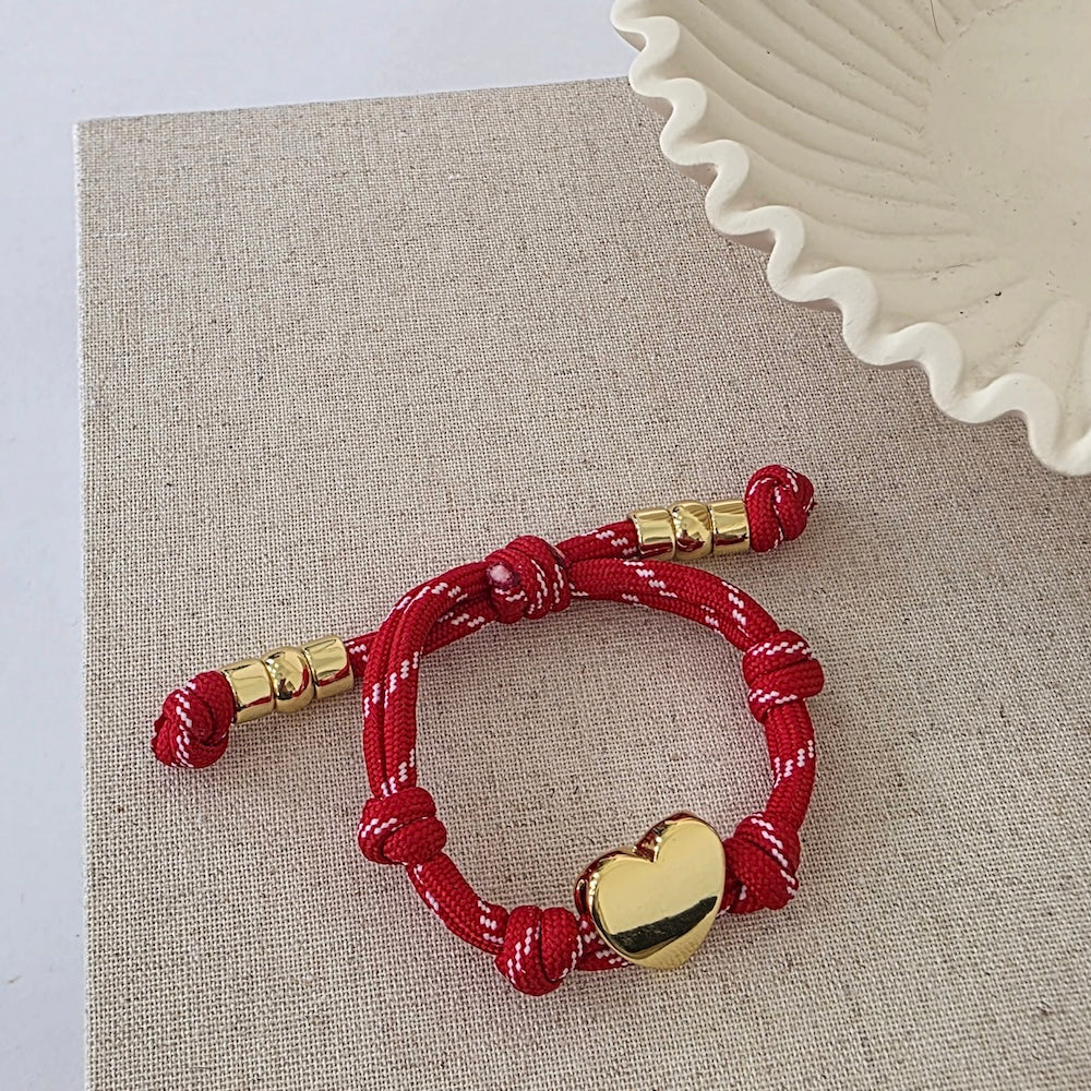Home Team Heart Bracelet