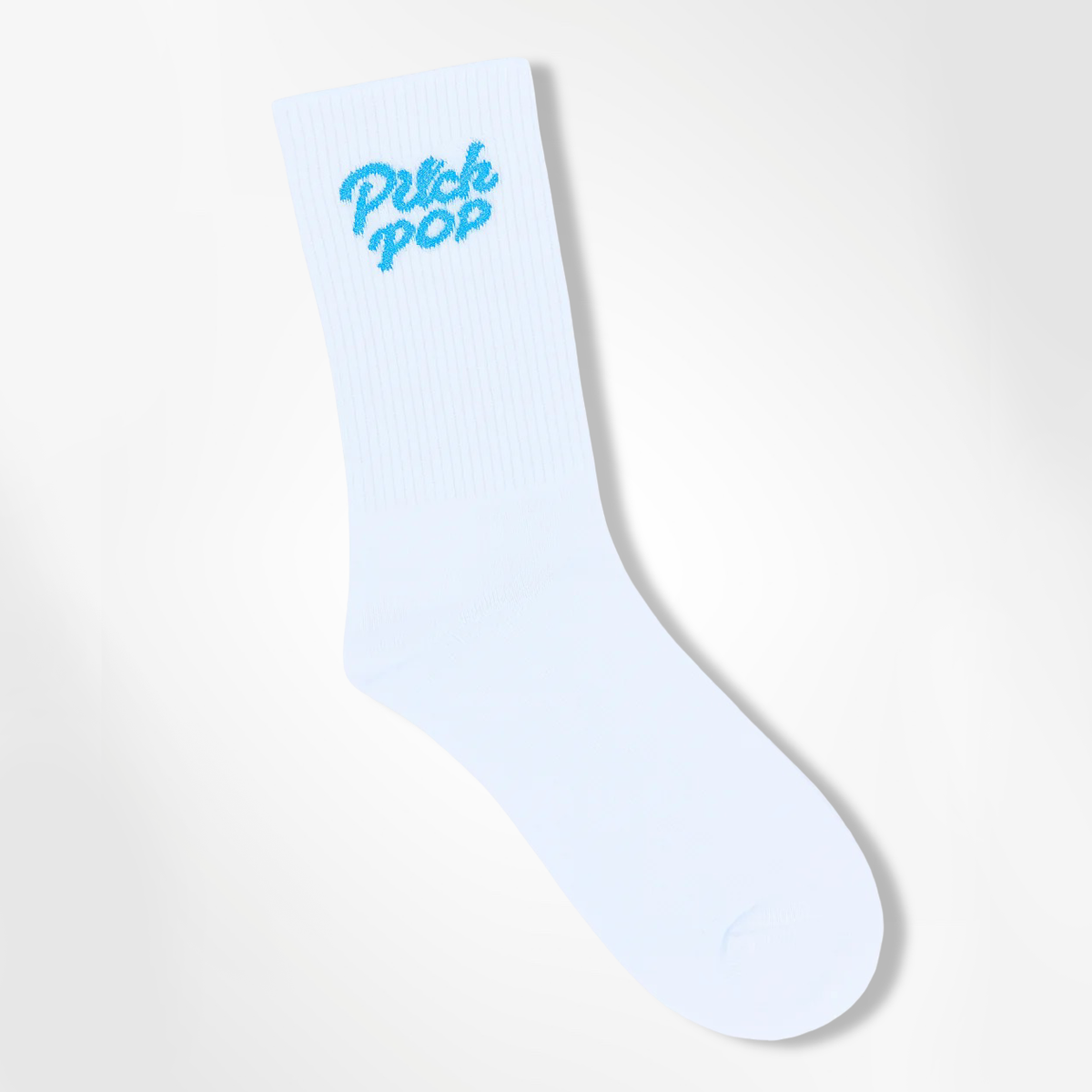Pitch Pop Everyday Socks – White/Blue